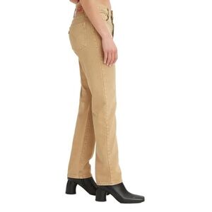 NWT Levi's 501 Original High Rise Jeans in Tan 27/32